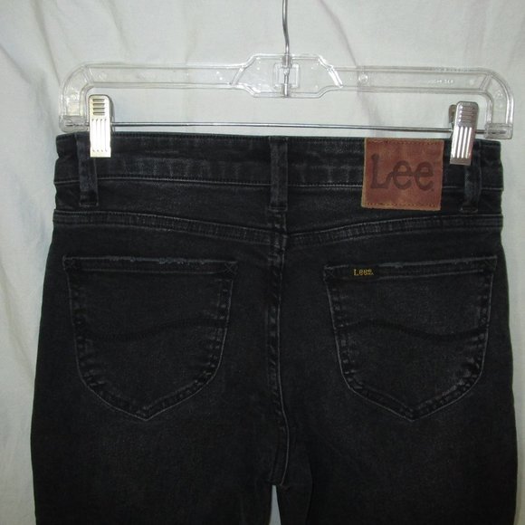 LEE Vintage Modern High Rise Black Skinny Jeans - Picture 8 of 8